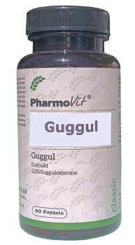 Guggul Extrakt standarisiert, 60 Kapseln, bei Arthritis, Rheuma, Gelenkschmerzen, Zysten, Pickel, Hautunreinheiten, hohem Zuckerspiegel