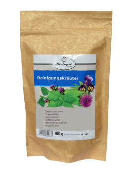 Kräutermischung zur Reinigung von innen, 100g, bei Akne, unreiner Haut, Pickel, hoher Harnsäure, Detox