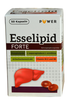 Esselipid (Esseliv) - Phospholipide aus Sojabohne, 300g mit Artischocke, B-Vitaminen, für die Leber, 50 Kapseln