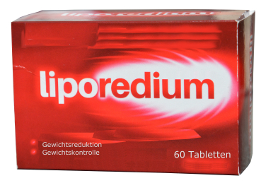 Liporedium, Stoffwechsel anregen, intensiv Fett verbrennen, Appetit reduzieren, abnehmen mit Capsaicin aus dem Cayenne Pfeffer, Koffein aus der Kolanuss, Garcinia cambogia, 60 Tabletten