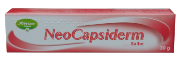 Neocapsiderm ointment with capsaicin, camphor, turpentine oil, eucalyptus oil, against pain, inflammation, warms, bone pain, joint pain, nerve pain