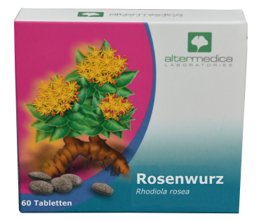 Rosenwurz, Rhoriola rosea, 60 Tabletten bei Schlafstörungen, Stress, depresionen, Angstzuständen, Erschöpfung