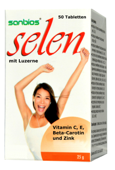 Luzerne mit Selen aus der Hefe, Zink, B-Karotten, Vitaminen C und