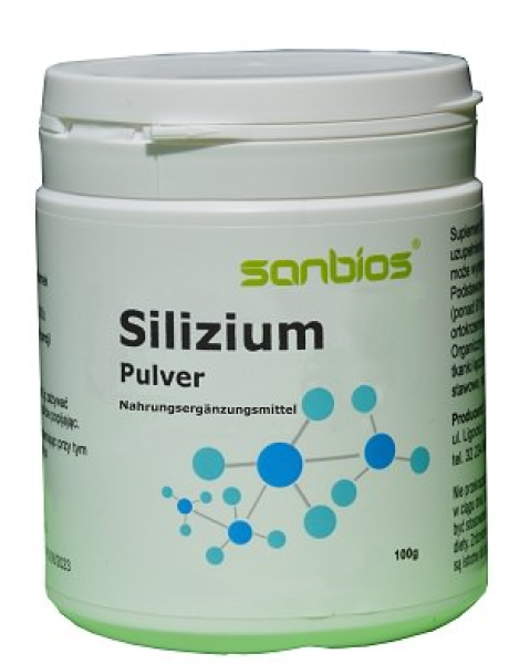 Silizium Pulver, 100g, sehr gut aufnehmendes, für Knochen, Haare, Haut, Blutgefäße