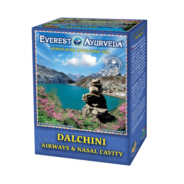 Dalchini, Ayurvedic herbal mixture for colds, inflammation of the sinuses, dissolves phlegm, clears sinuses, lowers fever, fights bacteria and viruses