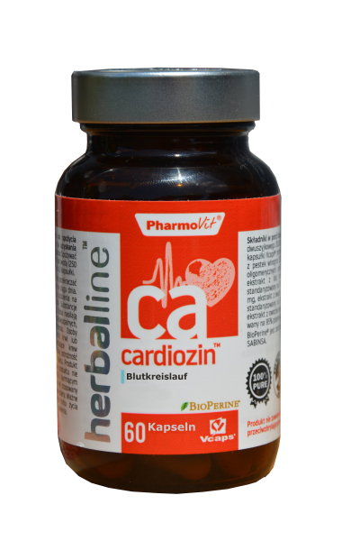 Cardiozin, 60 capsules for blood circulation, blood flow in the heart, legs, brain, for better performance
