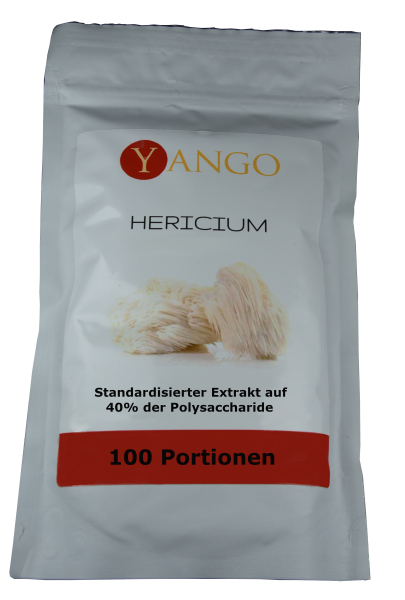 Hericium Extrakt, 60 Kapseln, bei Gastritis, vorbeugend bei Helicobacter pylori, Tumore im Magen-Darm, Magenschleimhautentzündung, bei Nervenschäden, Schwermetalle ausscheiden, Gedächtnis verbessern