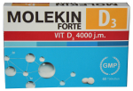 Vitamin D3, 60 Tabletten, beugt Osteoporose vor, für gute Knochendichte, gegen Knochenschwund, für gute Calciumaufnahme