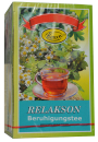 Relakson – Kräuter Tee für die Entspannung, Beruhigung, guten Schlaf, bei psychischen Belastungen, entkrampft Verdauungstrakt, fördert Verdauung, mit 6 Kräütern, 30 x 2 g, 60g